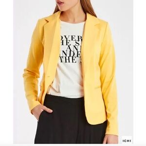 ICHI  IHKATE Yellow Women's Blazer - S
